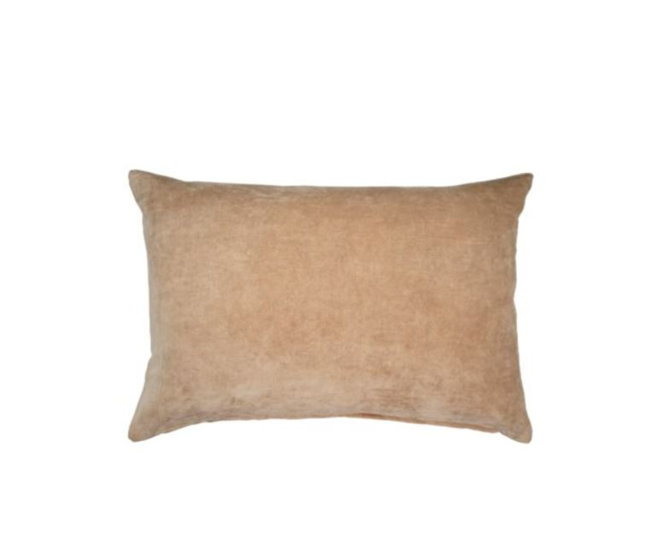 Stone washed velvet pillow store